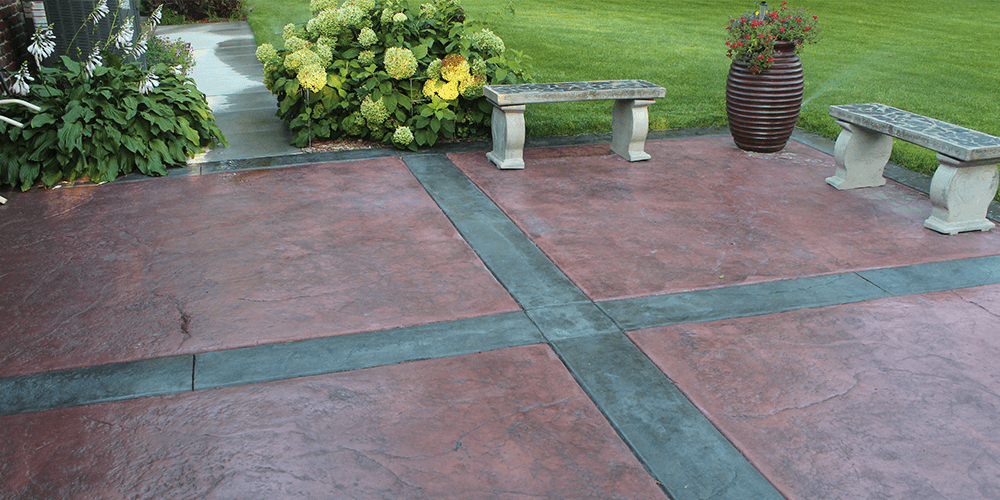 Custom Stamped Colored Concrete Patios & Paver Patios in ...
